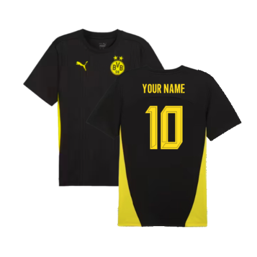 2024-2025 Borussia Dortmund Training Shirt (Black) (Your Name)