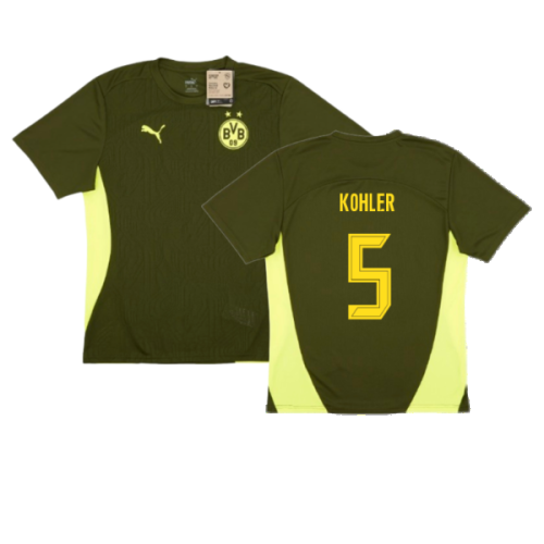 2024-2025 Borussia Dortmund Training Shirt (Myrtle) (Kohler 5)