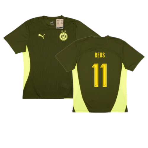 2024-2025 Borussia Dortmund Training Shirt (Myrtle) (Reus 11)