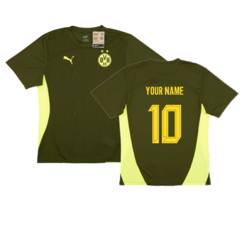 2024-2025 Borussia Dortmund Training Shirt (Myrtle) (Your Name)