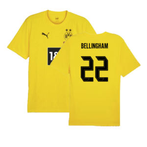 2024-2025 Borussia Dortmund Training Shirt (Yellow) (Bellingham 22)