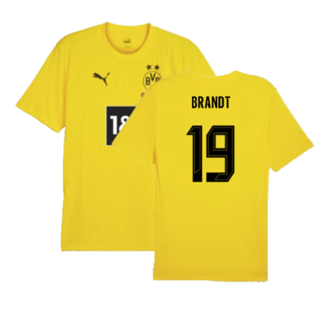 2024-2025 Borussia Dortmund Training Shirt (Yellow) (Brandt 19)