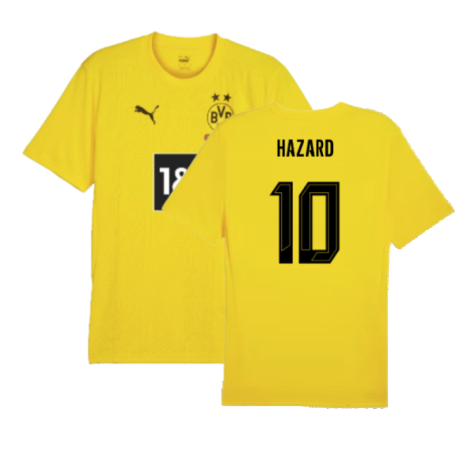 2024-2025 Borussia Dortmund Training Shirt (Yellow) (Hazard 10)