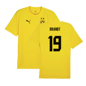 2024-2025 Borussia Dortmund Training Shirt (Yellow) - Kids (Brandt 19)