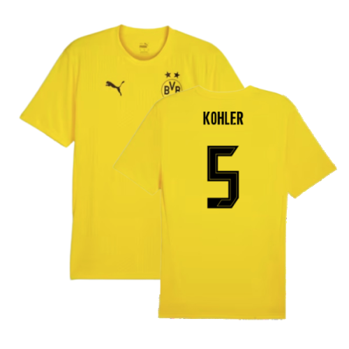 2024-2025 Borussia Dortmund Training Shirt (Yellow) - Kids (Kohler 5)