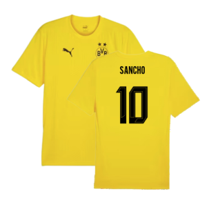 2024-2025 Borussia Dortmund Training Shirt (Yellow) - Kids (Sancho 10)