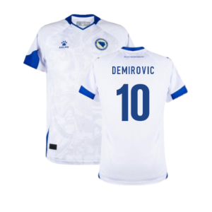 2024-2025 Bosnia & Herzegovina Away Shirt (Demirovic 10)