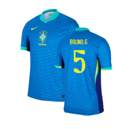 2024-2025 Brazil Away Dri-Fit ADV Match Shirt (Bruno.G 5)