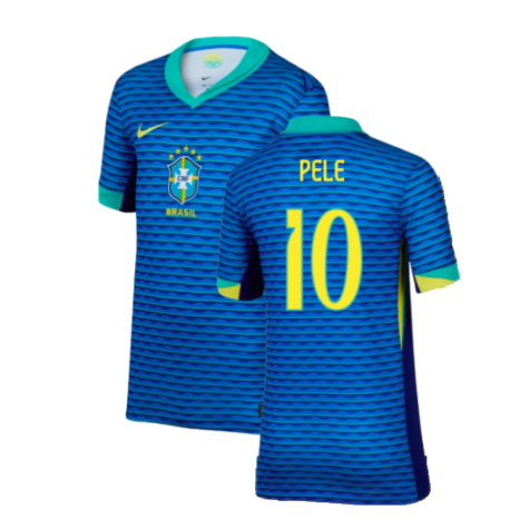 2024-2025 Brazil Away Shirt (Kids) (Pele 10)