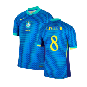 2024-2025 Brazil Away Shirt (L.Paqueta 8)