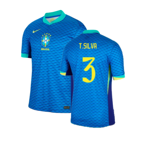 2024-2025 Brazil Away Shirt (T.Silva 3)