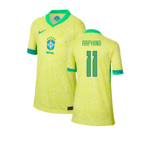 2024-2025 Brazil Home Shirt (Kids) (Raphina 11)