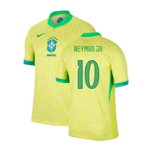 2024-2025 Brazil Home Shirt (Neymar JR 10)