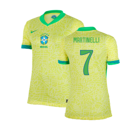 2024-2025 Brazil Home Shirt (Womens) (Martinelli 7)