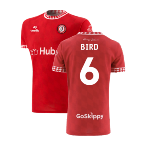 2024-2025 Bristol City Home Shirt (Bird 6)