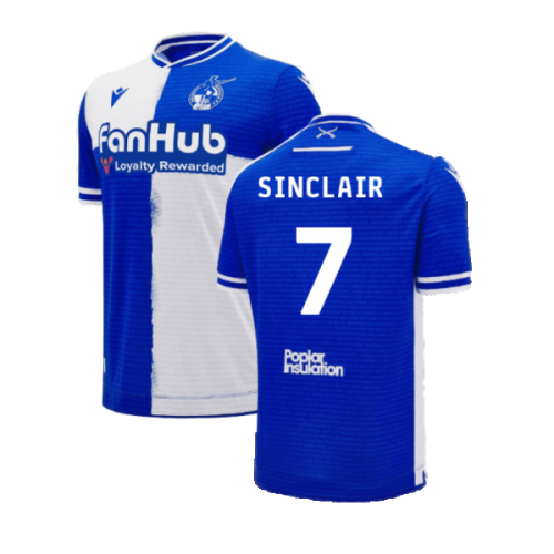 2024-2025 Bristol Rovers Home Shirt (Sinclair 7)