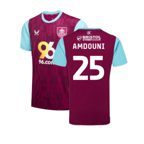 2024-2025 Burnley Home Shirt (Amdouni 25)