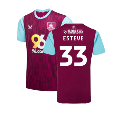 2024-2025 Burnley Home Shirt (Esteve 33)