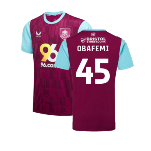 2024-2025 Burnley Home Shirt (Obafemi 45)