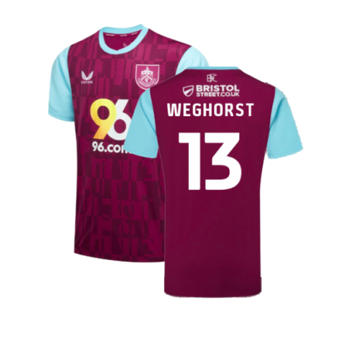 2024-2025 Burnley Home Shirt (Weghorst 13)