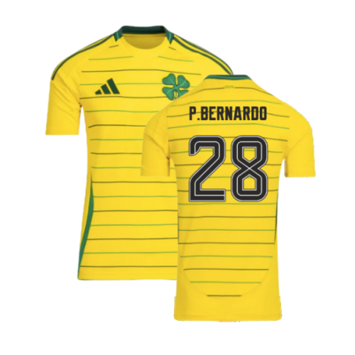 2024-2025 Celtic Away Shirt (No Sponsor) (P.Bernardo 28)