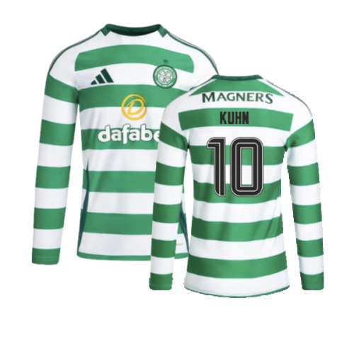 2024-2025 Celtic Home L/S Home Shirt (Kuhn 10)