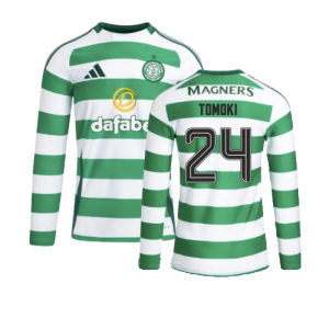 2024-2025 Celtic Home L/S Home Shirt (Tomoki 24)