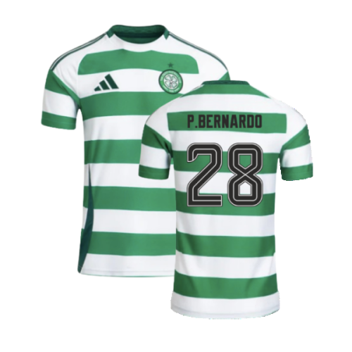 2024-2025 Celtic Home Shirt (no sponsor) (P.Bernardo 28)