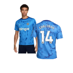 2024-2025 Chelsea Academy Pro Pre-Match Shirt (Blue) (Chalobah 14)