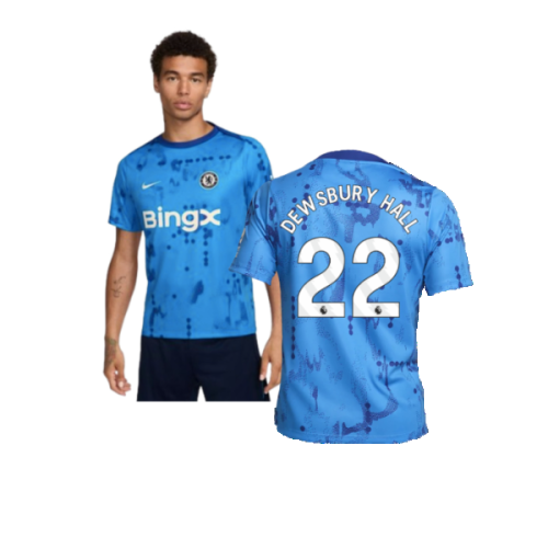 2024-2025 Chelsea Academy Pro Pre-Match Shirt (Blue) (Dewsbury Hall 22)