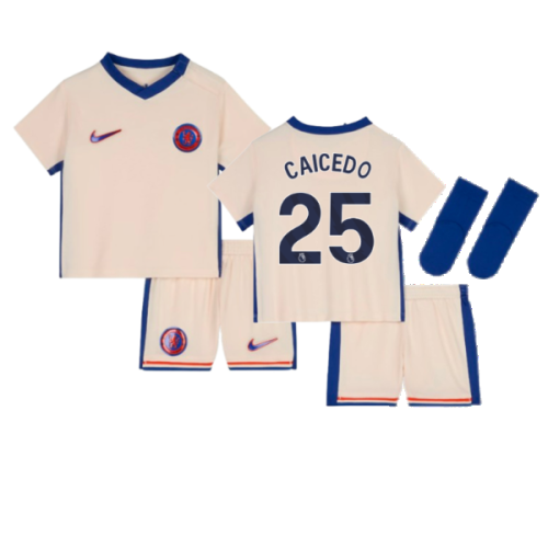 2024-2025 Chelsea Away Baby Kit (Caicedo 25)