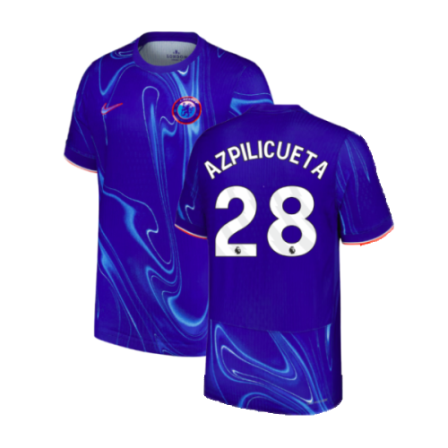 2024-2025 Chelsea Home Authentic Dri-Fit ADV Shirt (Azpilicueta 28)