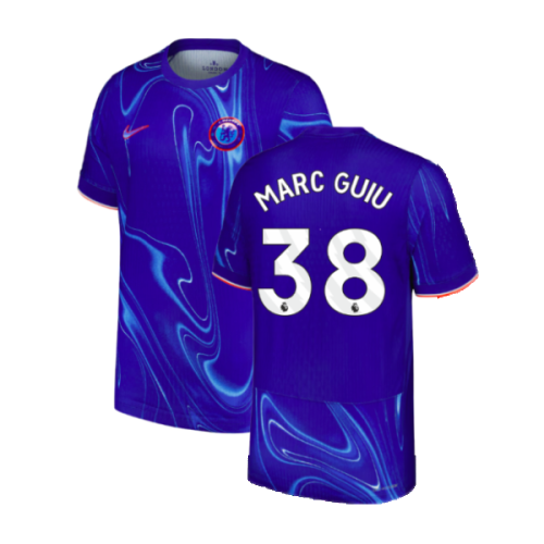 2024-2025 Chelsea Home Authentic Dri-Fit ADV Shirt (Marc Guiu 38)