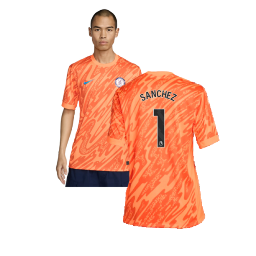 2024-2025 Chelsea Home Goalkeeper Shirt (Orange) (Sanchez 1)