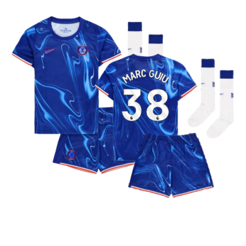 2024-2025 Chelsea Home Mini Kit (Marc Guiu 38)