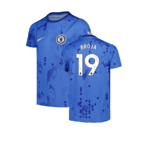 2024-2025 Chelsea Home Pre-Match Shirt (Blue) - Kids (Broja 19)