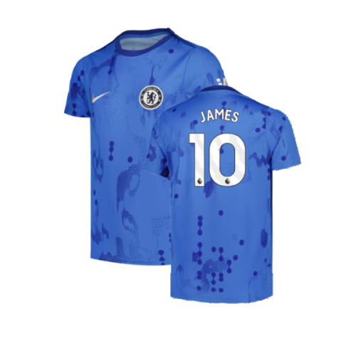 2024-2025 Chelsea Home Pre-Match Shirt (Blue) - Kids (James 10)