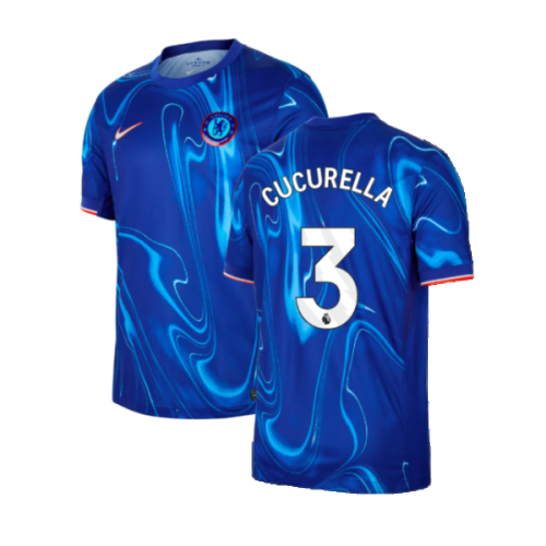 2024-2025 Chelsea Home Shirt (Cucurella 3)