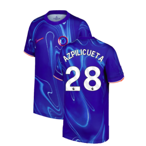 2024-2025 Chelsea Home Shirt (Kids) (Azpilicueta 28)