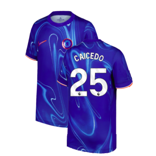 2024-2025 Chelsea Home Shirt (Kids) (Caicedo 25)