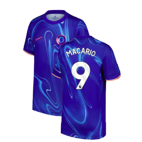 2024-2025 Chelsea Home Shirt (Kids) (Macario 9)