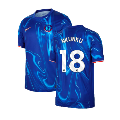 2024-2025 Chelsea Home Shirt (Nkunku 18)