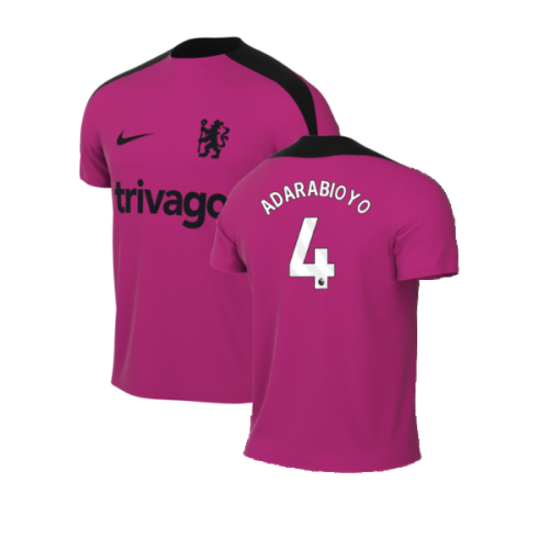 2024-2025 Chelsea Strike Dri-Fit Training Shirt (Pink) (Adarabioyo 4)