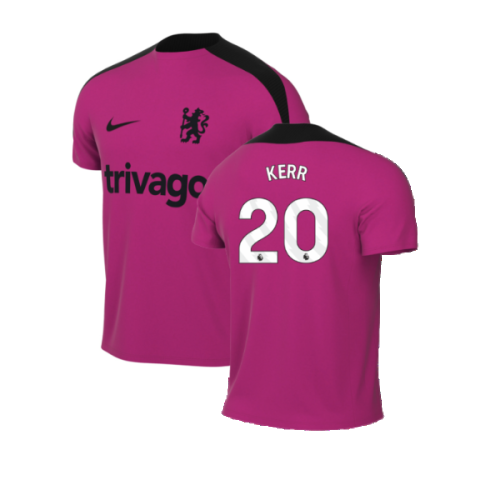 2024-2025 Chelsea Strike Dri-Fit Training Shirt (Pink) (Kerr 20)