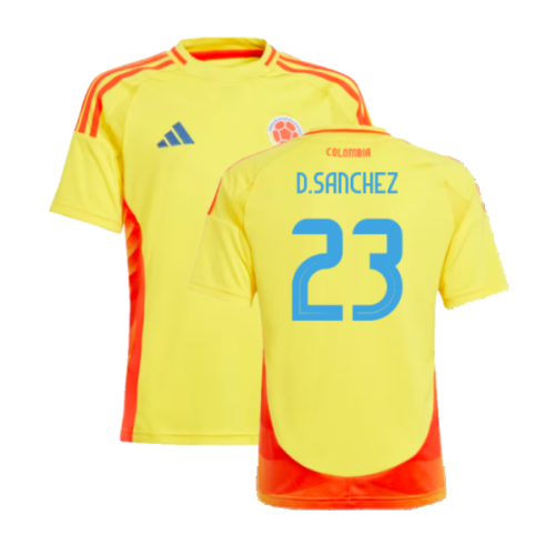 2024-2025 Colombia Home Shirt (Kids) (D.SANCHEZ 23)