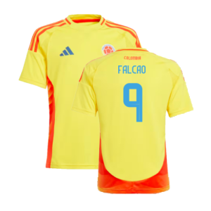 2024-2025 Colombia Home Shirt (Kids) (FALCAO 9)