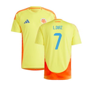 2024-2025 Colombia Home Shirt (L.DIAZ 7)