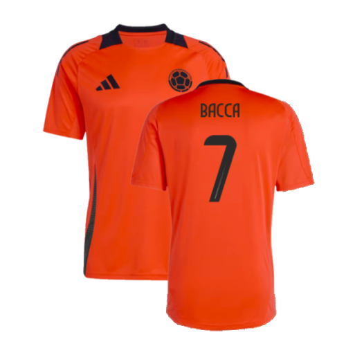 2024-2025 Colombia Training Jersey (Semi Solar Red) (BACCA 7)