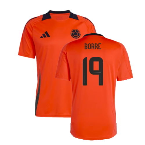 2024-2025 Colombia Training Jersey (Semi Solar Red) (BORRE 19)