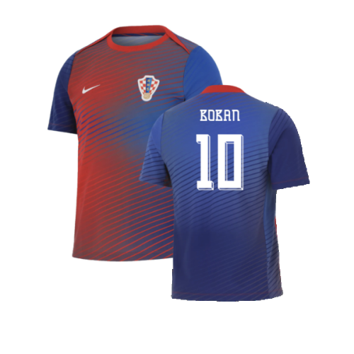 2024-2025 Croatia Academy Pro Football Shirt (Deep Royal) (Boban 10)